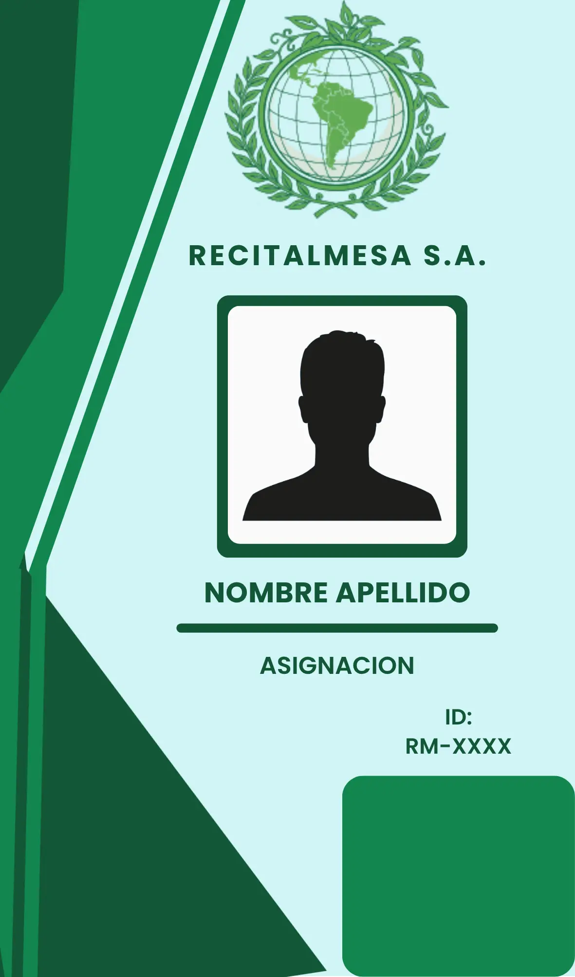 Credencial con código QR